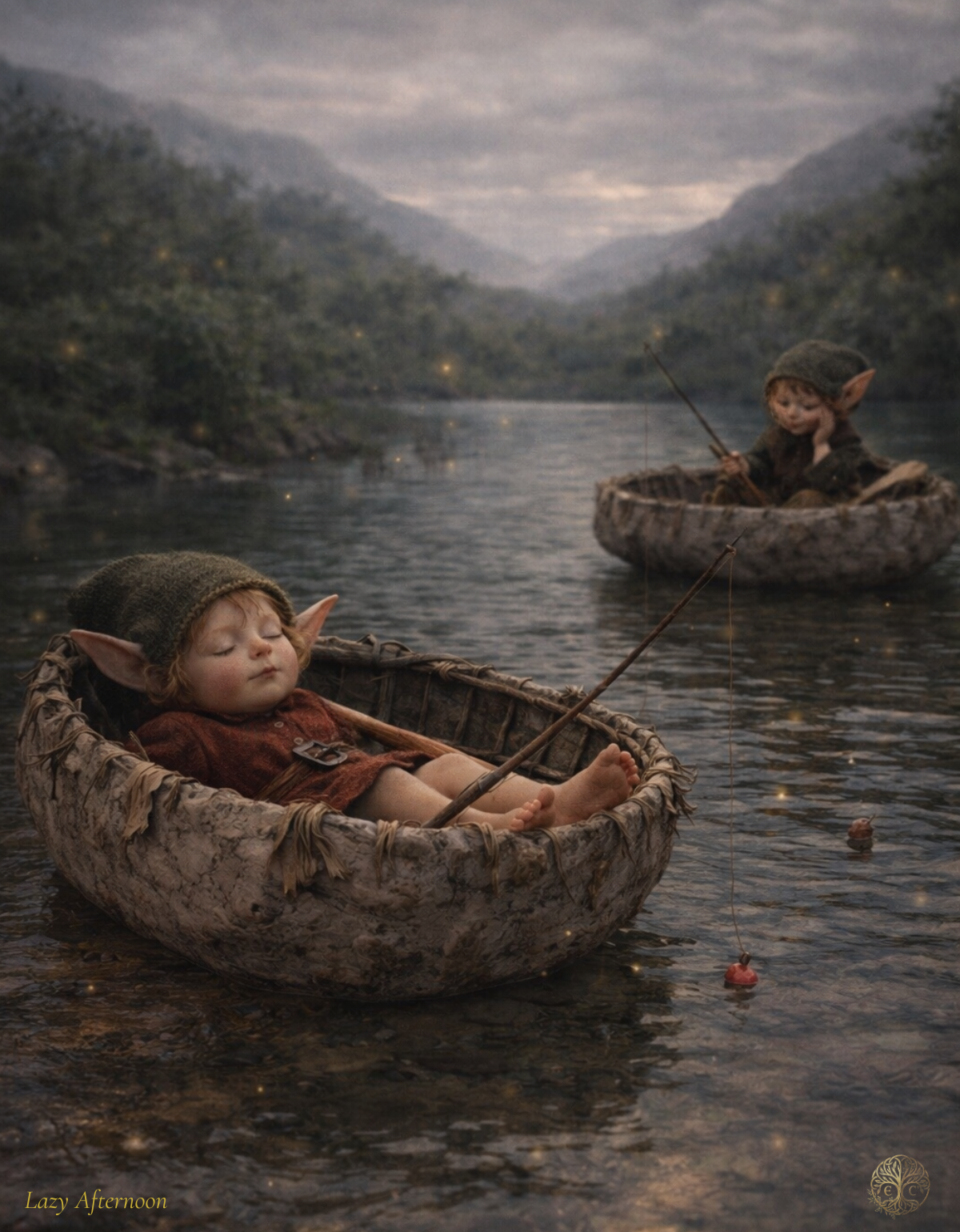 Lazy Afternoon | Tiny Ireland — Elf Life Digital Art Print