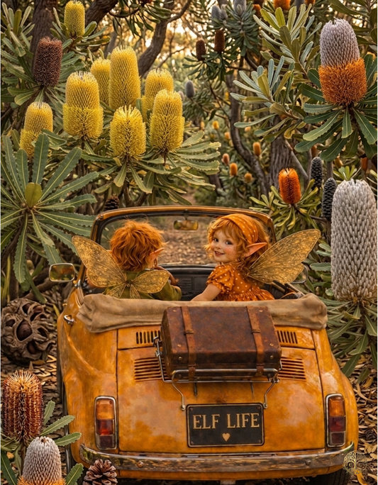 Elf Life – Tiny Cars | Banksia | Enchanted Celtic Digital Download
