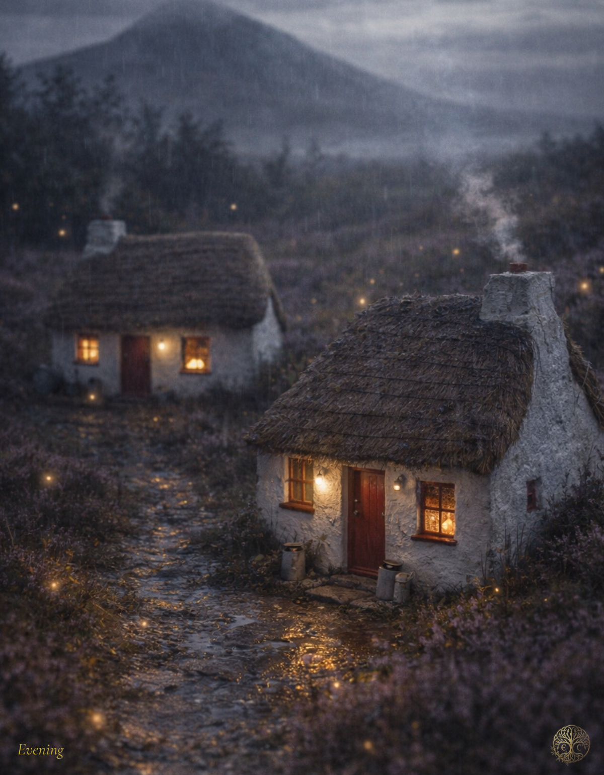 Evening | Tiny Ireland — Elf Life Digital Art Print
