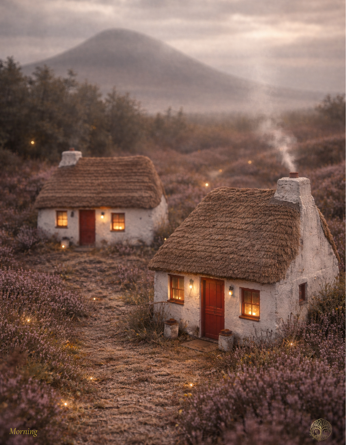 Morning | Tiny Ireland — Elf Life Digital Art Print