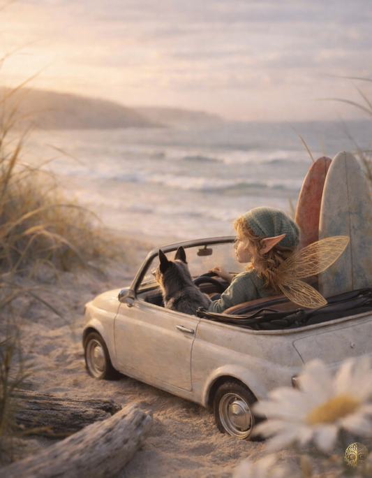 Elf Life – Tiny Cars | Seaside Daisy | Enchanted Celtic Digital Download