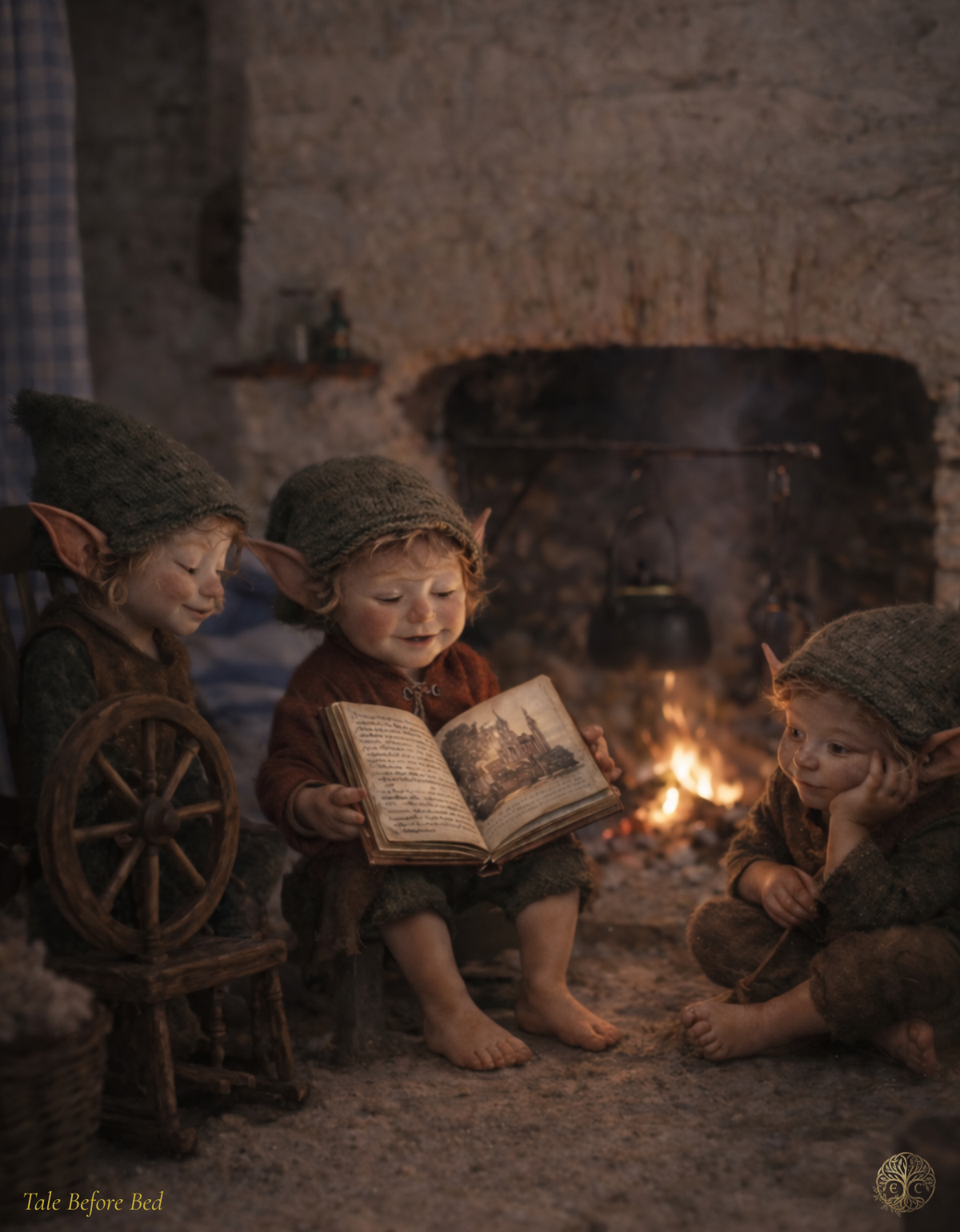 Tale Before Bed | Tiny Ireland — Elf Life Digital Art Print