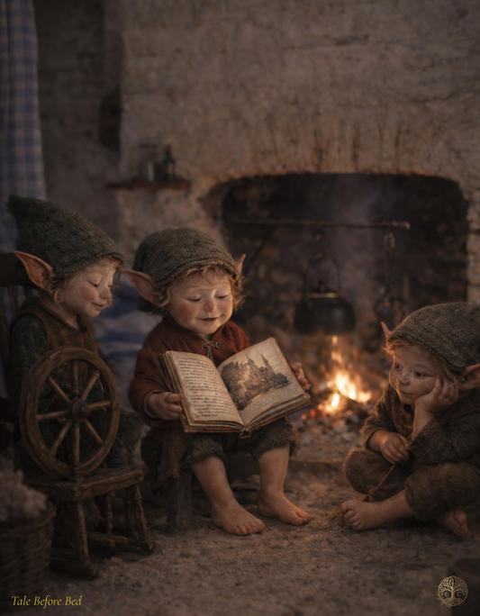 Tale Before Bed | Tiny Ireland — Elf Life Digital Art Print