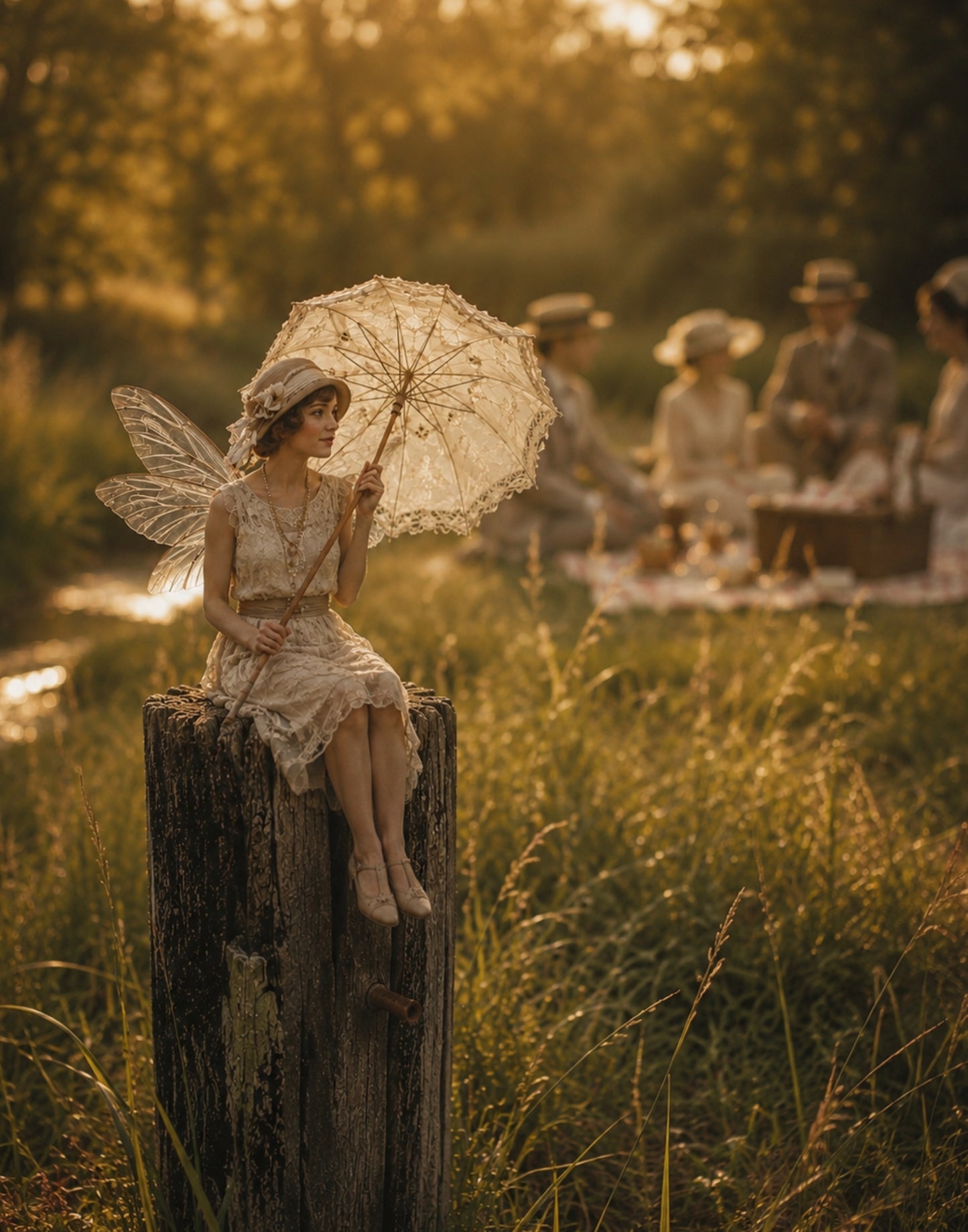 Wings & Wisteria: A 1920s Fae Collection — Five A3 Art Prints